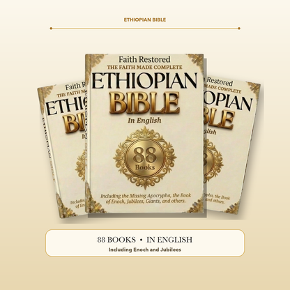 FaithRestored Complete Ethiopian Bible, 88 books in English